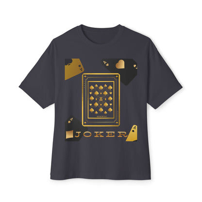 Joker and Aces Tee – Oversized Box Graphic T-Shirt