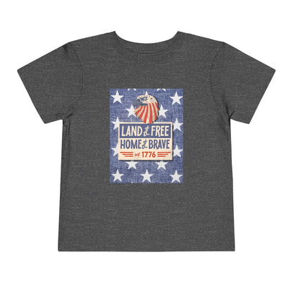 Land of the free Tee - Toddler Graphic T-Shirt