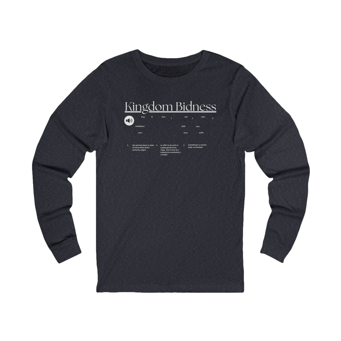Kingdom - Women's Graphic Long Sleeve Tee BC3501