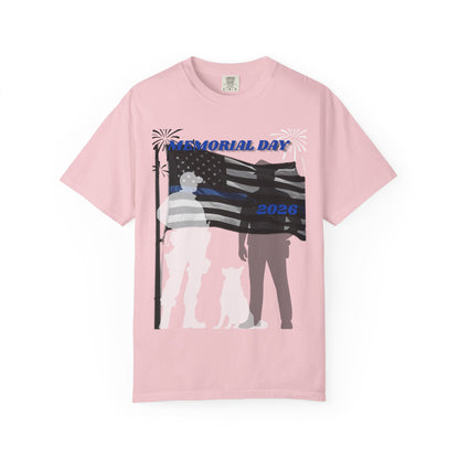 Memorial Day Police 26-Unisex T-shirt