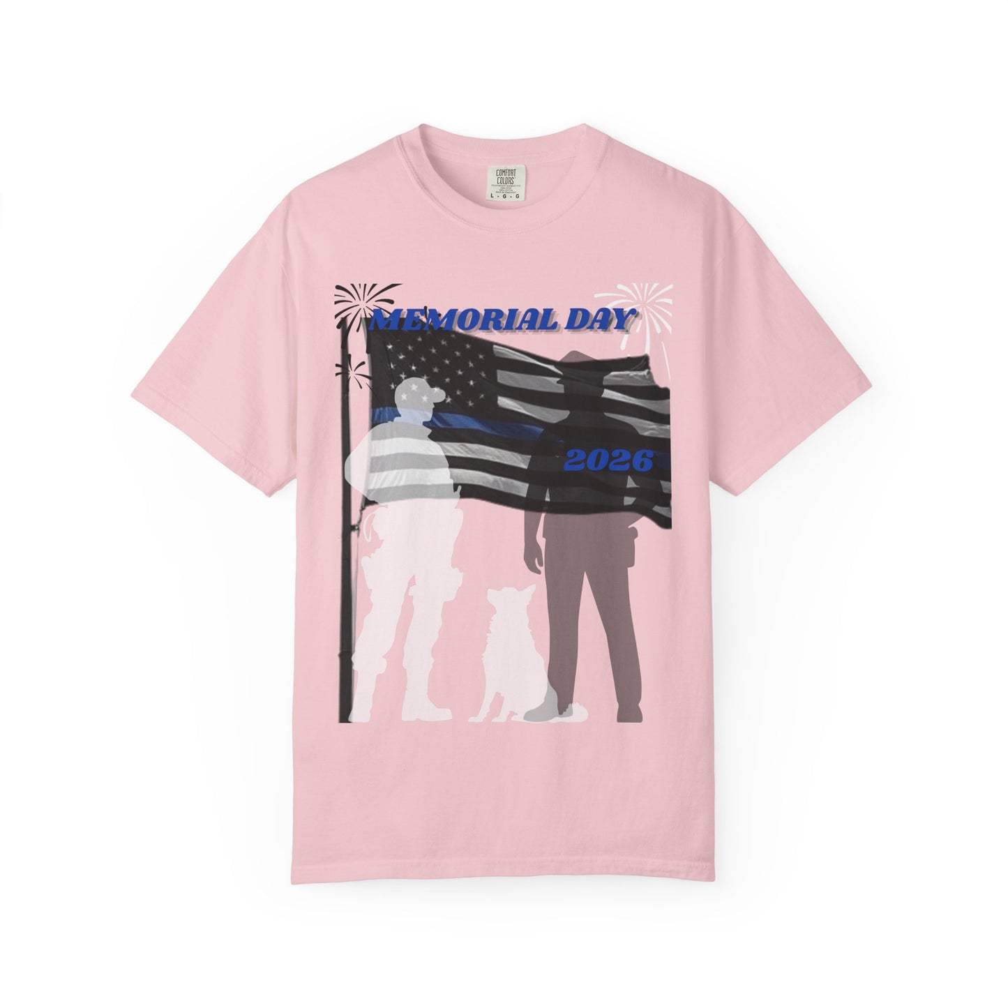 Memorial Day Police 26-Unisex T-shirt