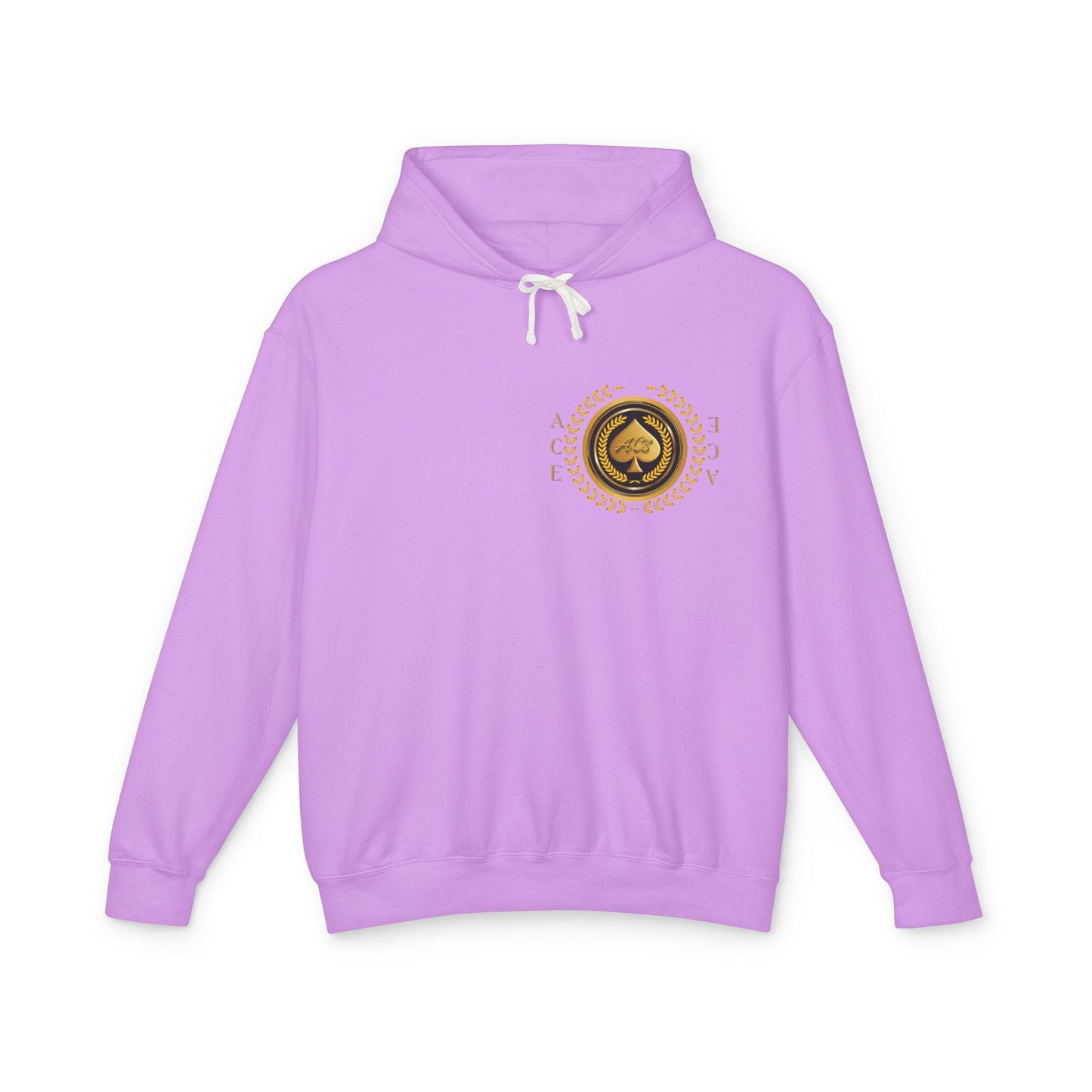 Unisex Gold Ace — Lightweight Hooded Sweatshirt