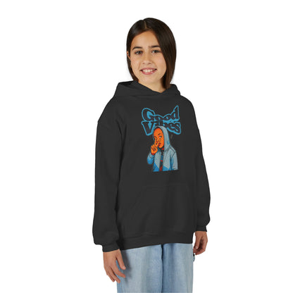 Peace Good Vibes - Kids/Youth Hoodie Gildan 18500B