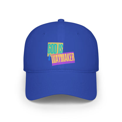 Unisex God is a Waymaker Low-Profile Baseball Cap - Printed