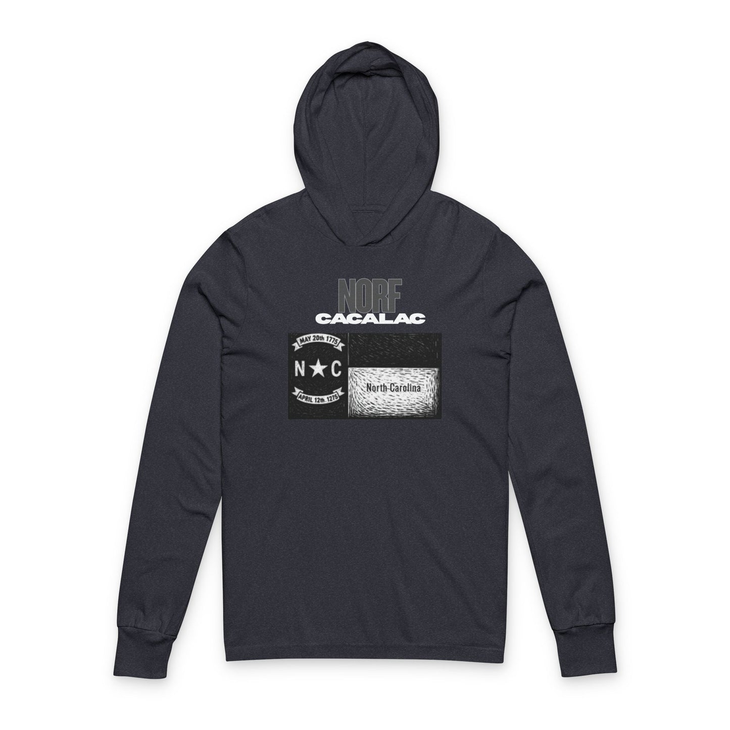 Norf Cacalac - Hooded Long Sleeve T-Shirt