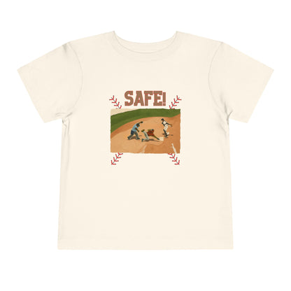 Safe Baseball Tee - Toddler Graphic T-Shirt