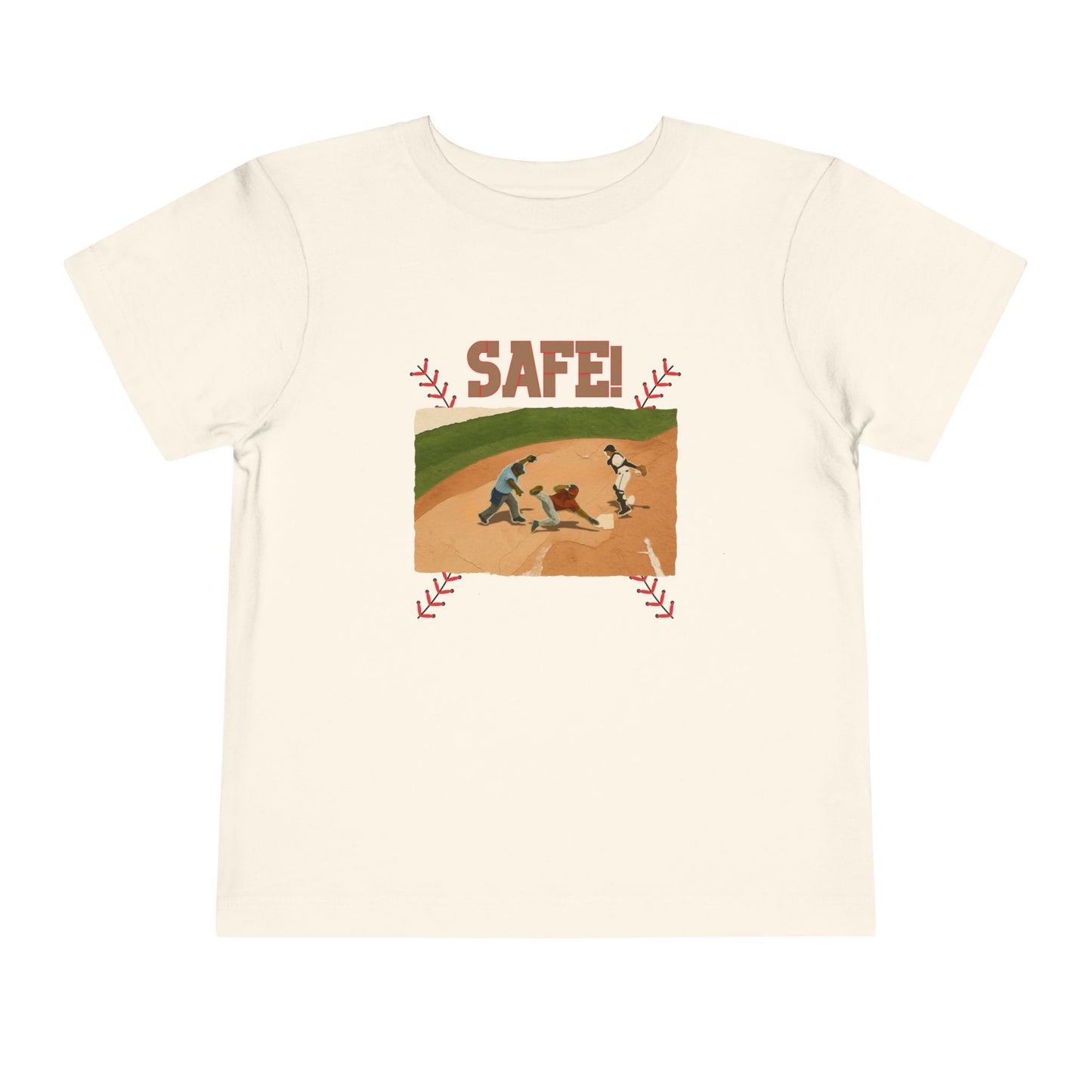 Safe Baseball Tee - Toddler Graphic T-Shirt