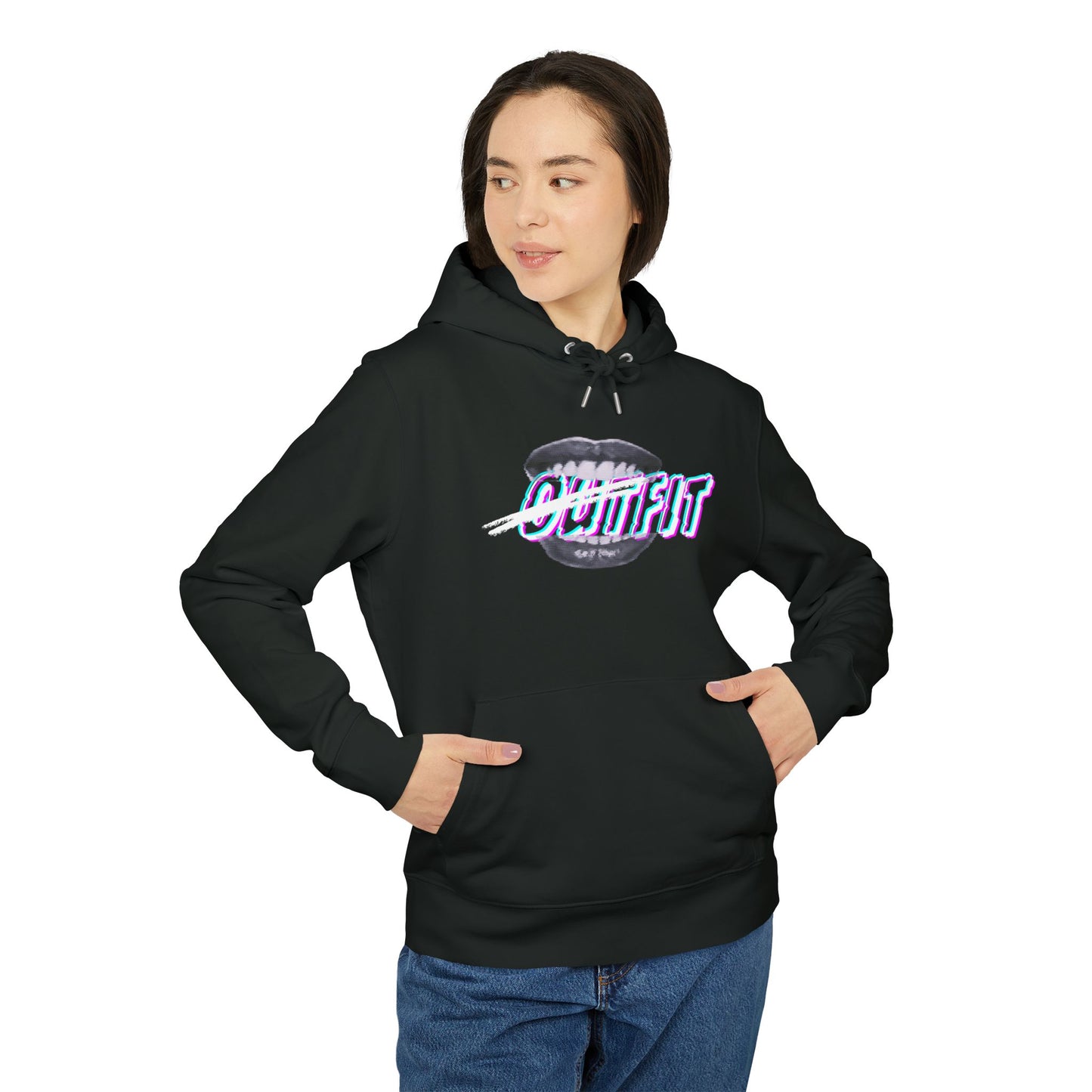 Mouth Fit Glitch - Cruiser Hoodie
