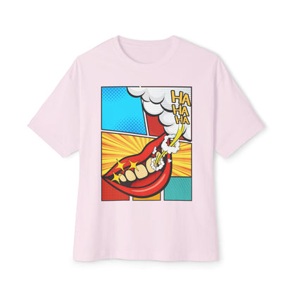 Comic 3Ha Tee – Oversized Box Graphic T-Shirt