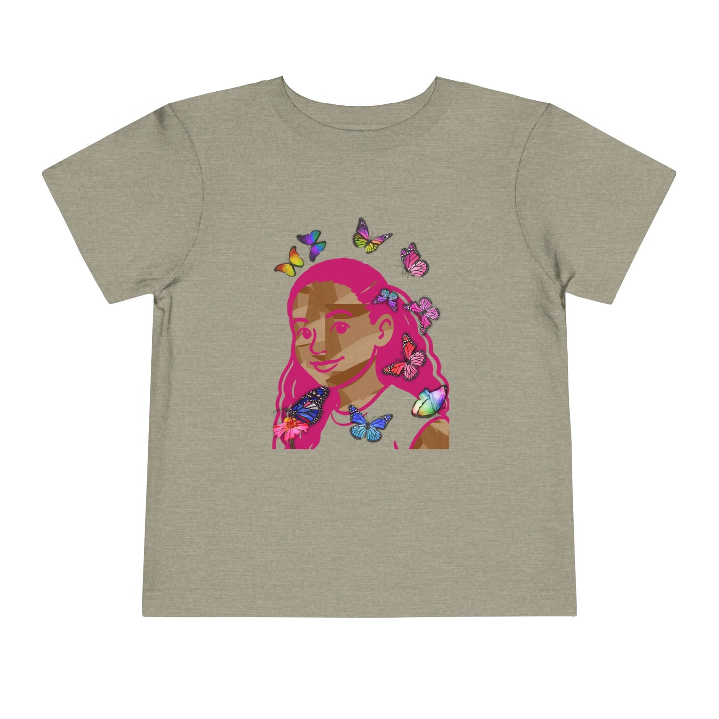 Pink Melanin - Graphic Toddler T-Shirt
