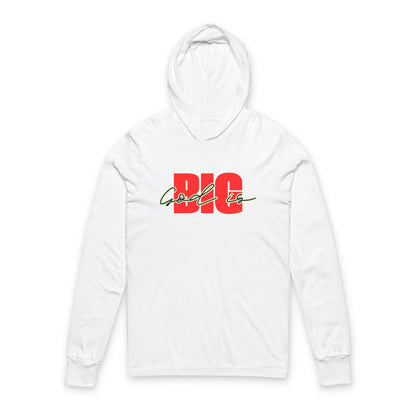 God Is Big Red/Black - Hooded Long Sleeve T-Shirt