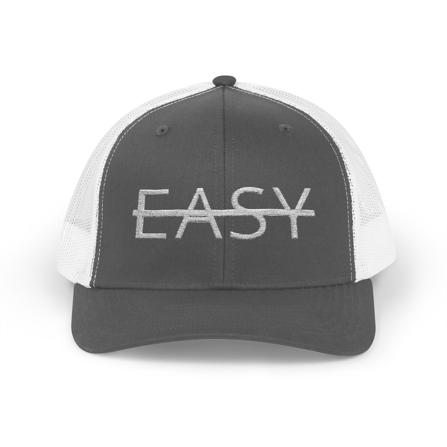 Unisex Not Easy Snapback Trucker Cap - Embroidered