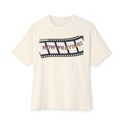 NOW PRAYING Tee – Oversized Box Graphic T-Shirt