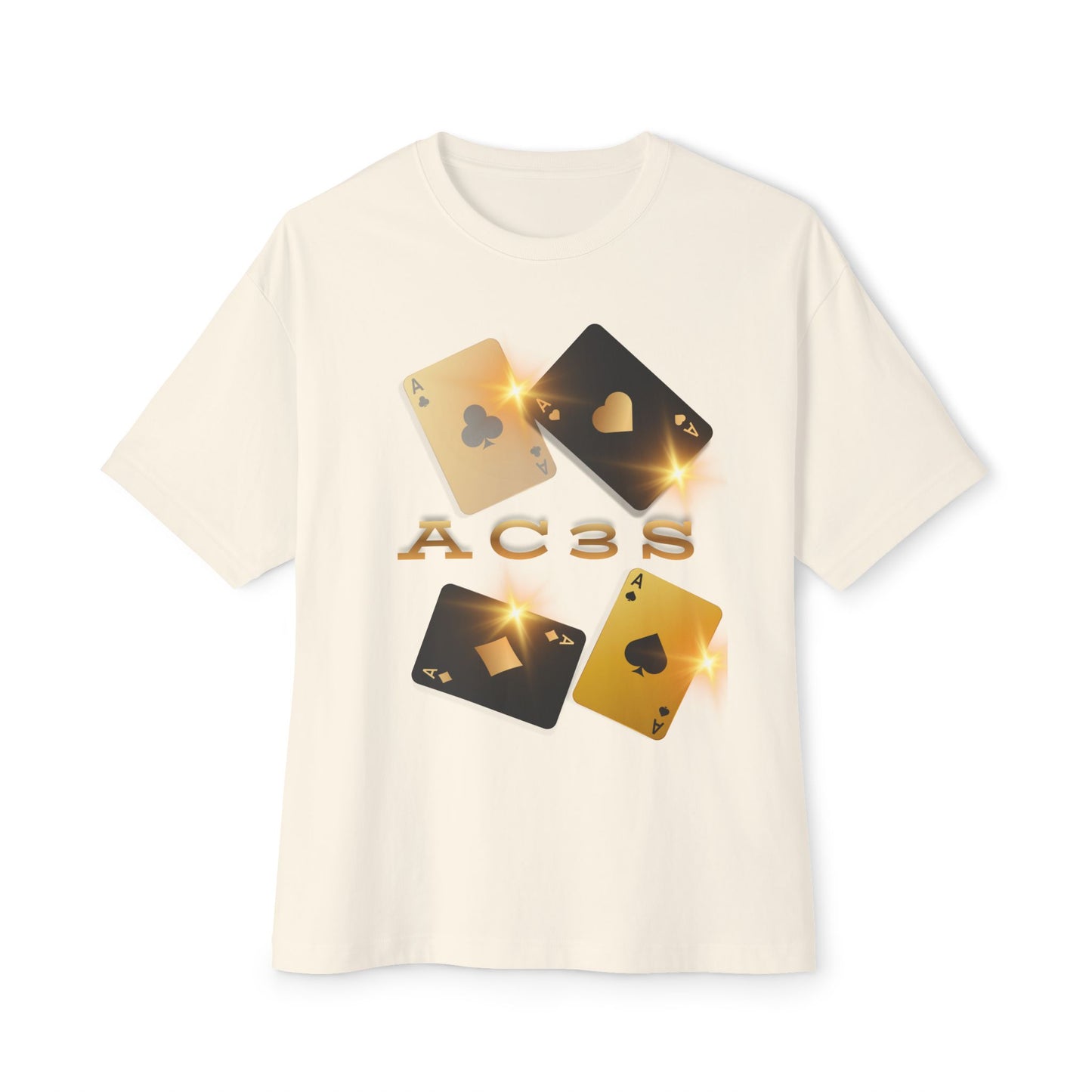 Aces Tee – Oversized Box Graphic T-Shirt