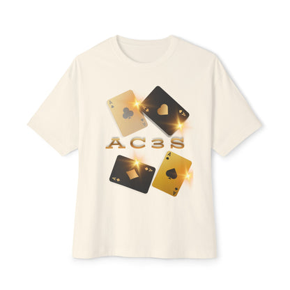 Aces Tee – Oversized Box Graphic T-Shirt