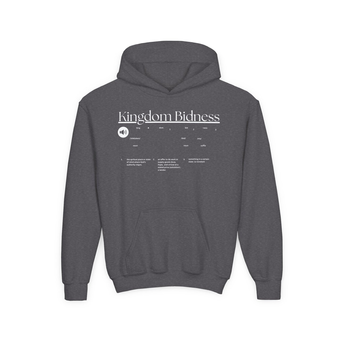 Kingdom - Kids/Youth Hoodie Gildan 18500B