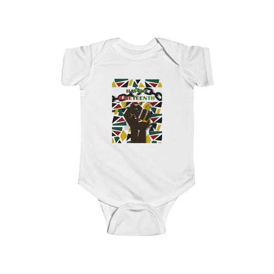 Happy Juneteenth Baby Bodysuit – Graphic Infant Onesie