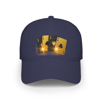 Lit Aces Low-Profile Baseball Cap - Printed