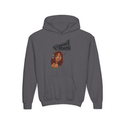 Her Cool Vibes - Kids/Youth Hoodie Gildan 18500B