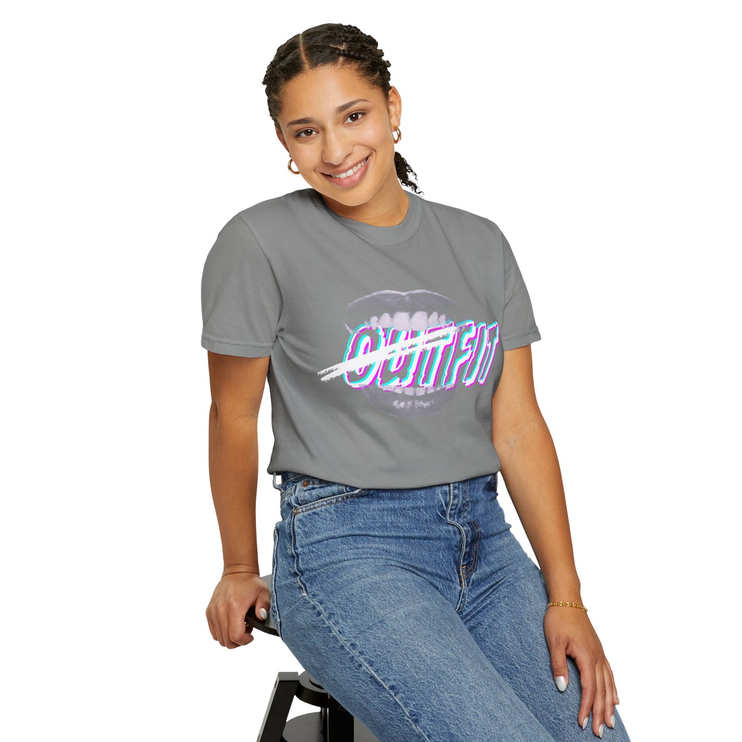 Mouth Fit Glitch Tee - Unisex T-shirt