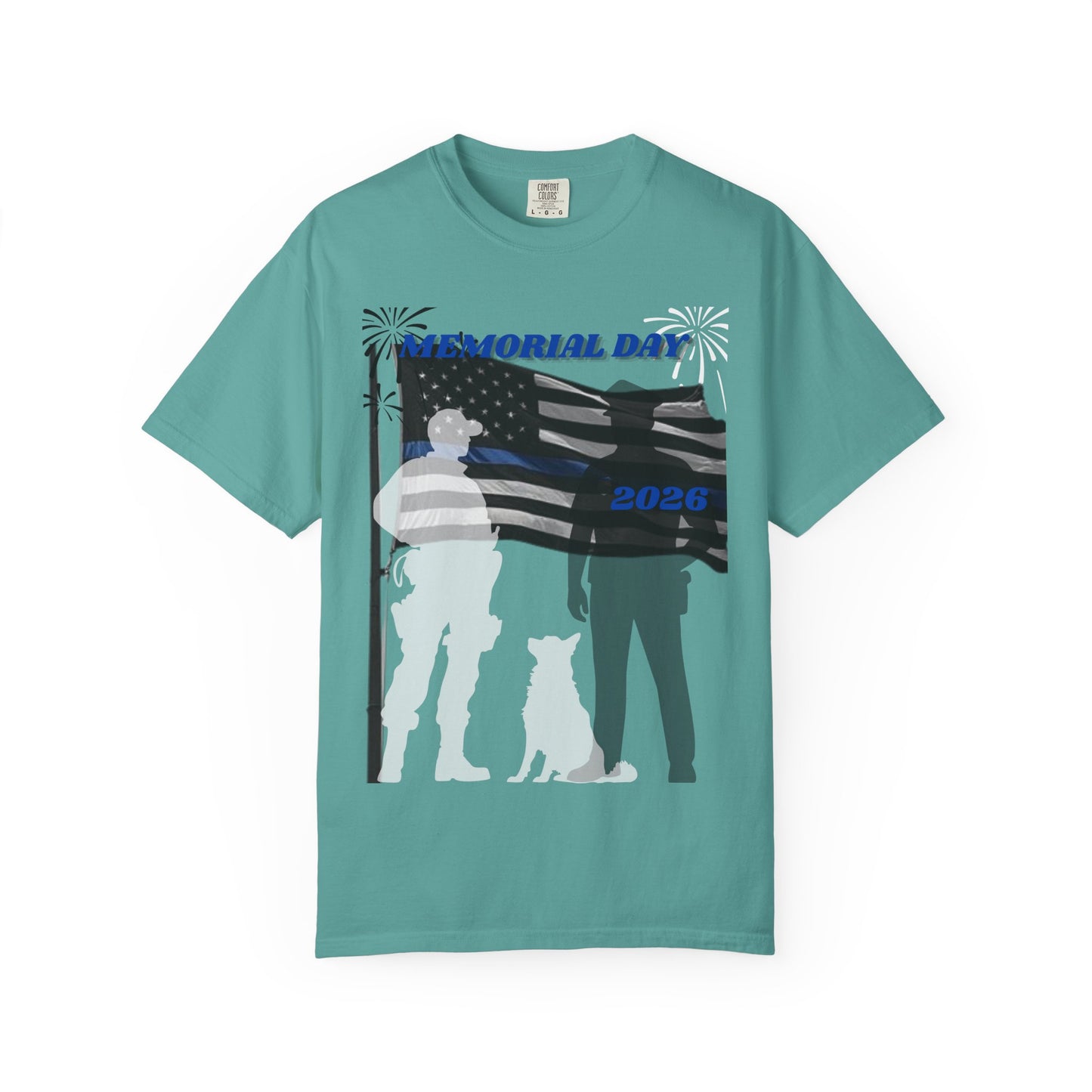 Memorial Day Police 26-Unisex T-shirt