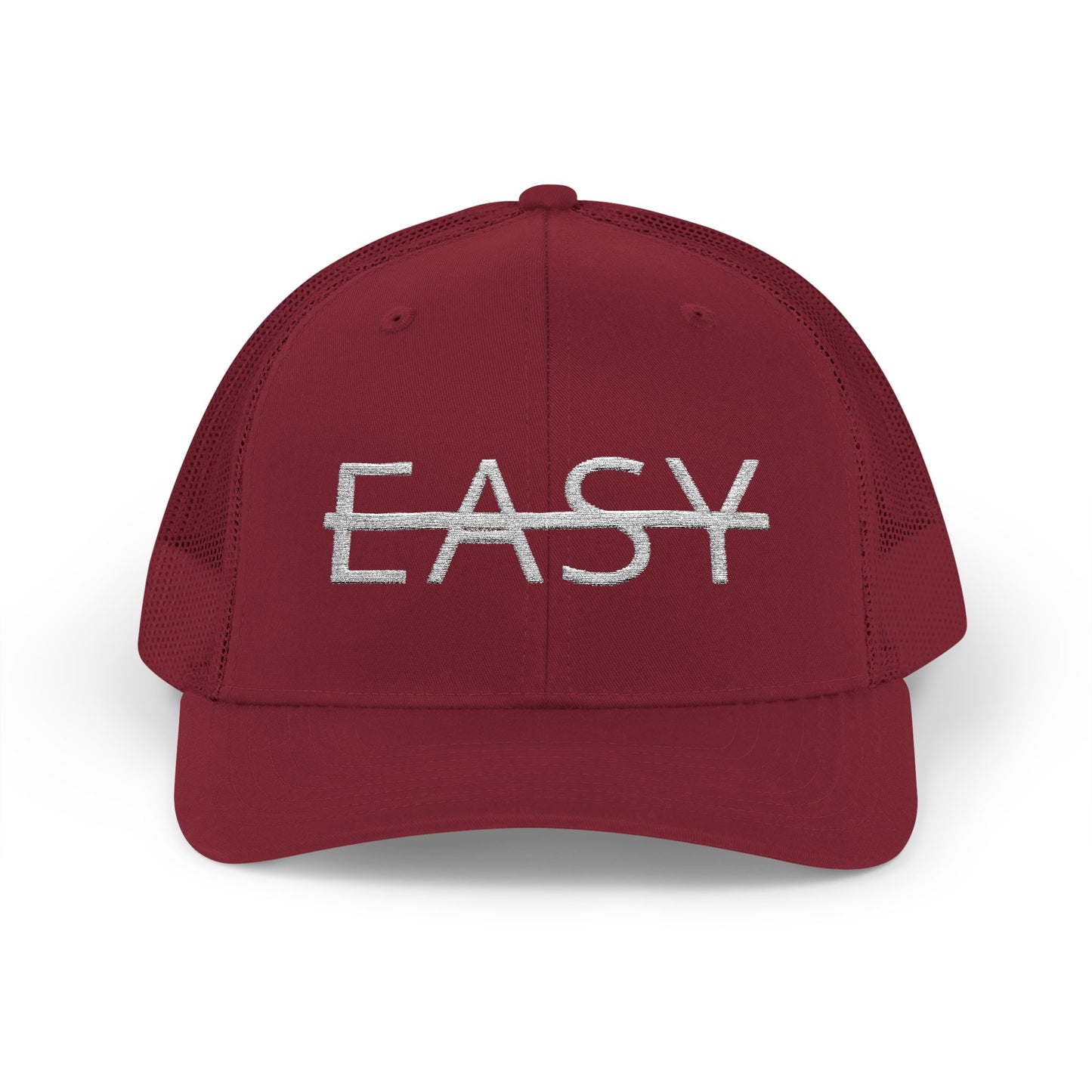 Unisex Not Easy Snapback Trucker Cap - Embroidered