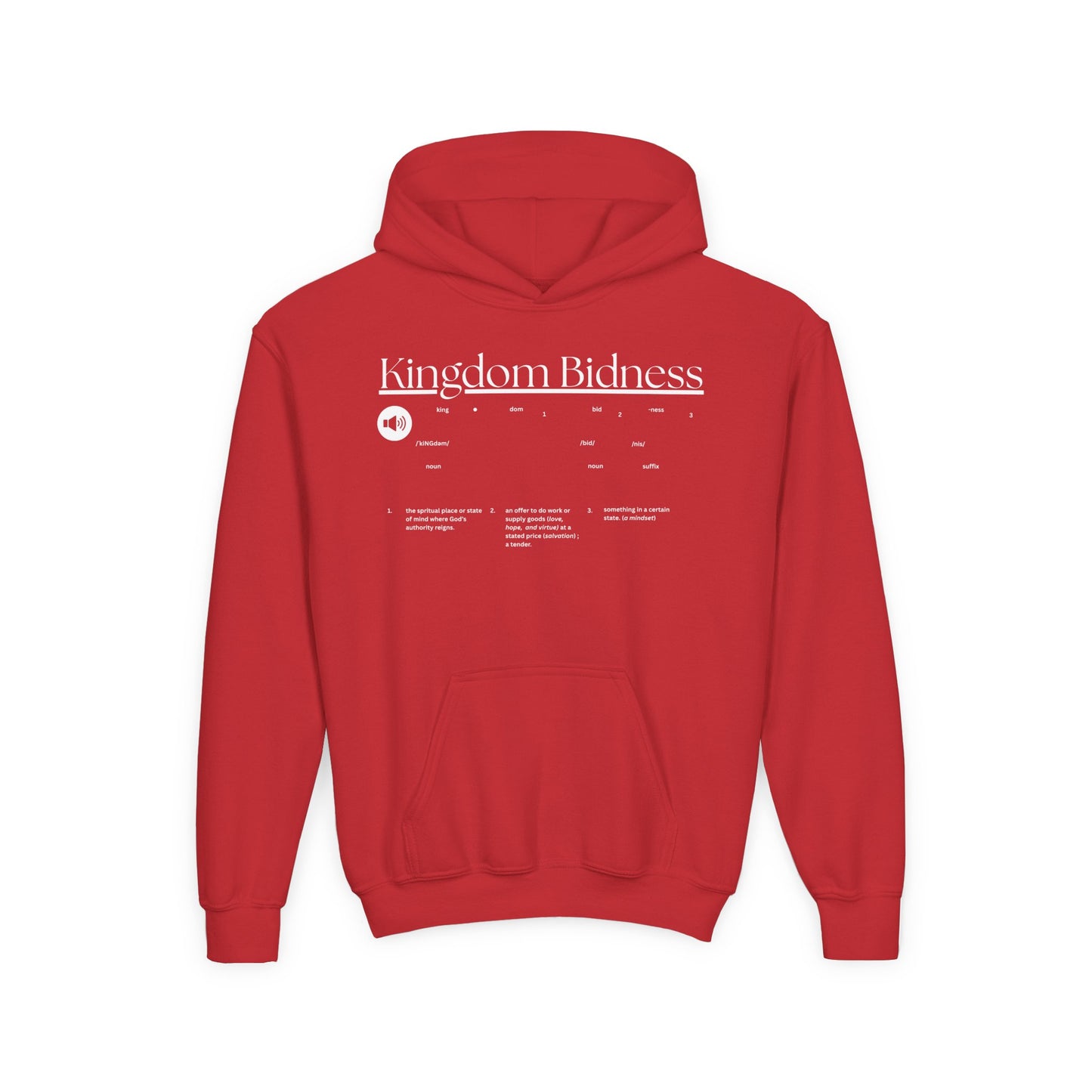 Kingdom - Kids/Youth Hoodie Gildan 18500B