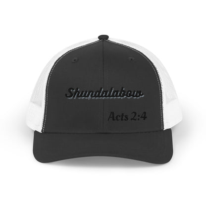 Unisex Acts 2:4 Snapback Trucker Cap - Embroidered