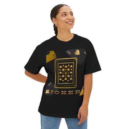Joker and Aces Tee – Oversized Box Graphic T-Shirt