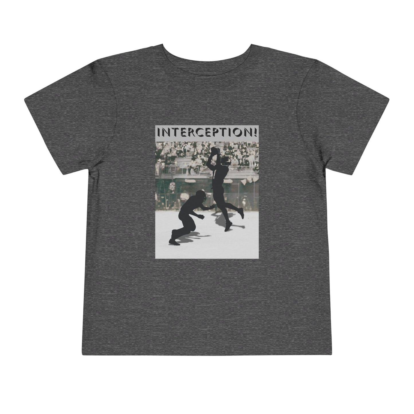 Football Interception Tee — Toddler Graphic T-Shirt
