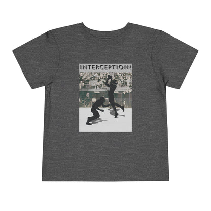 Football Interception Tee — Toddler Graphic T-Shirt