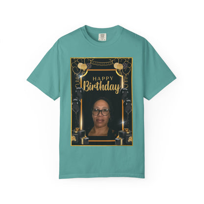 Black & Gold B Day Personalize It! Tee - Unisex T-shirt