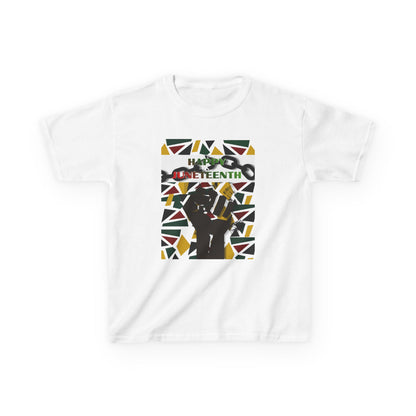 Happy Juneteenth Kids Celebration Tee — Graphic T-Shirt