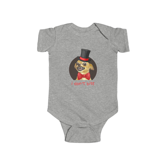 I Don't Bite Tee – Graphic Infant Onesie
