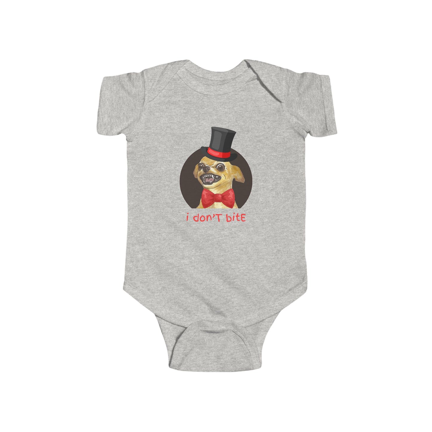 I Don't Bite Tee – Graphic Infant Onesie