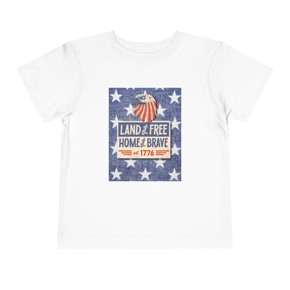 Land of the free Tee - Toddler Graphic T-Shirt