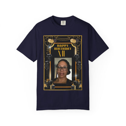 Black & Gold Bold Font Me B Day Personalize It! Tee - Unisex T-shirt