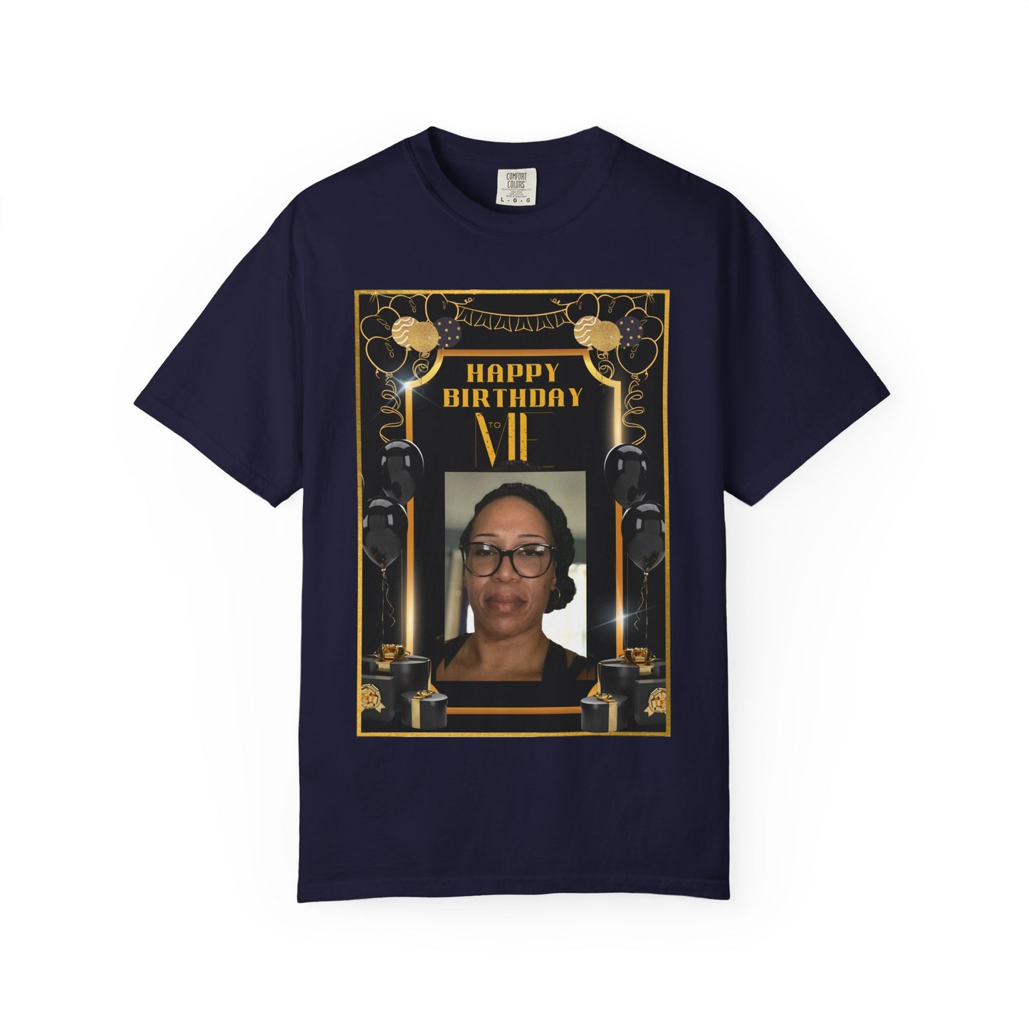 Black & Gold Bold Font Me B Day Personalize It! Tee - Unisex T-shirt