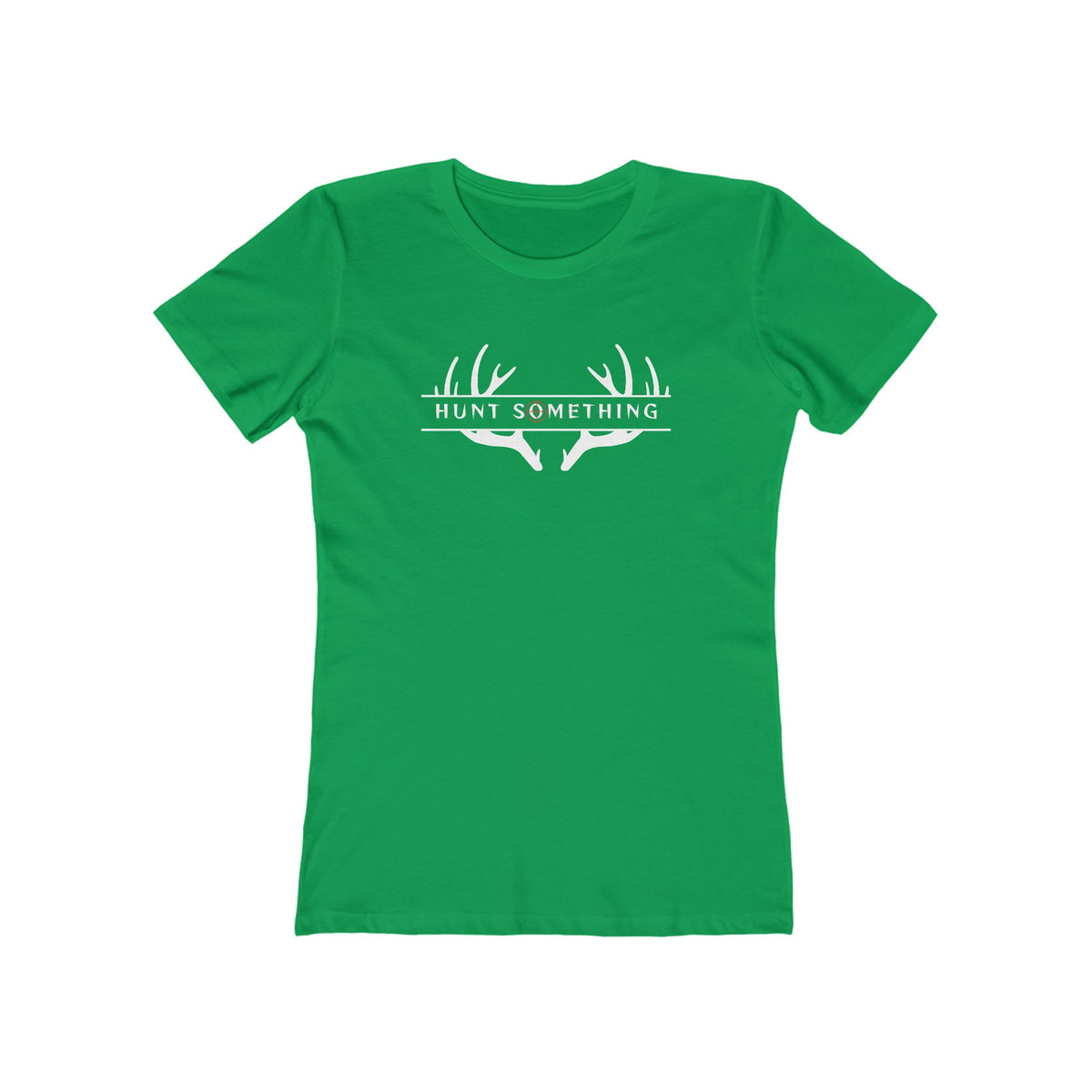 Hunt Something Deer Tee - Women’s Boyfriend Fit Celebration T-Shirt
