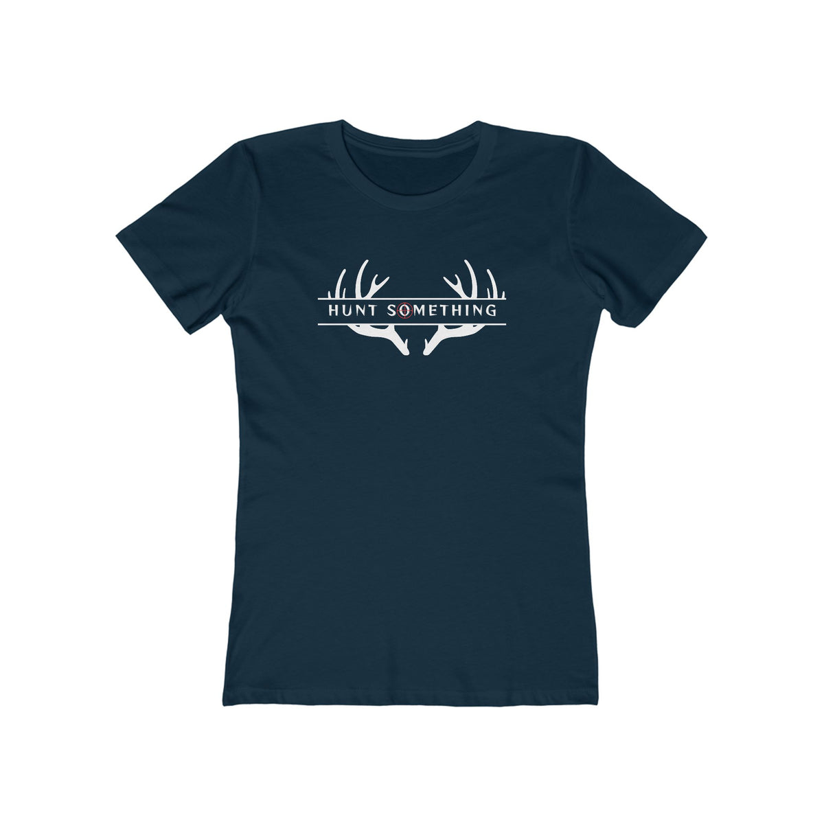 Hunt Something Deer Tee - Women’s Boyfriend Fit Celebration T-Shirt