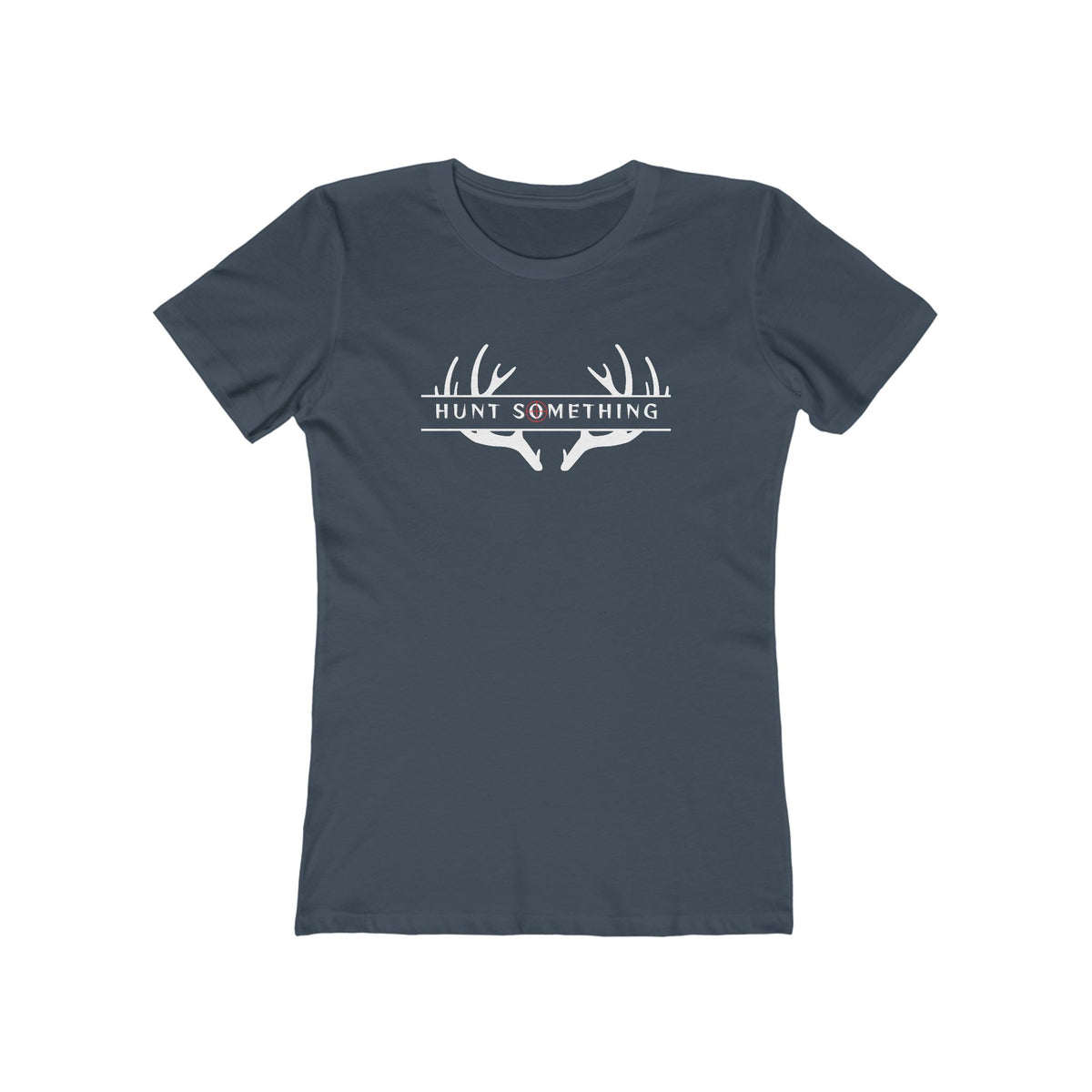 Hunt Something Deer Tee - Women’s Boyfriend Fit Celebration T-Shirt