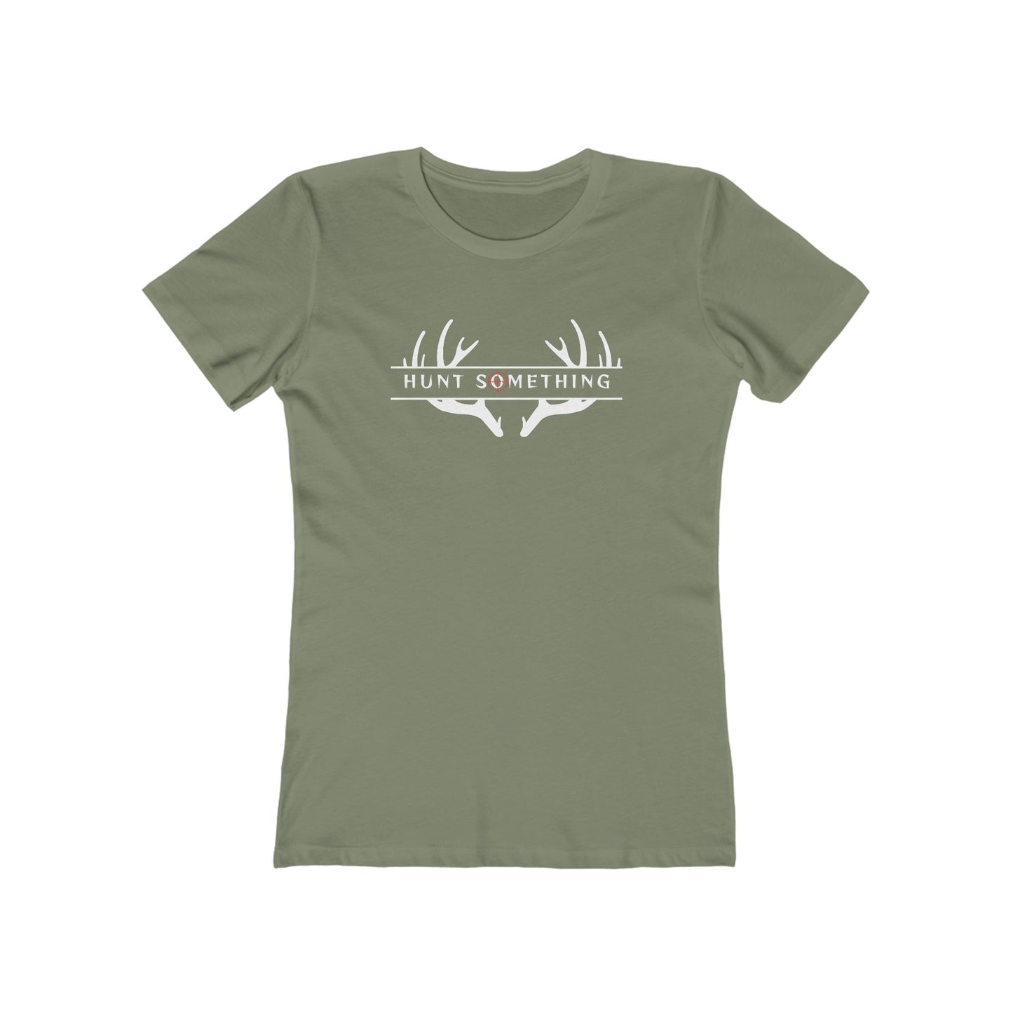Hunt Something Deer Tee - Women’s Boyfriend Fit Celebration T-Shirt