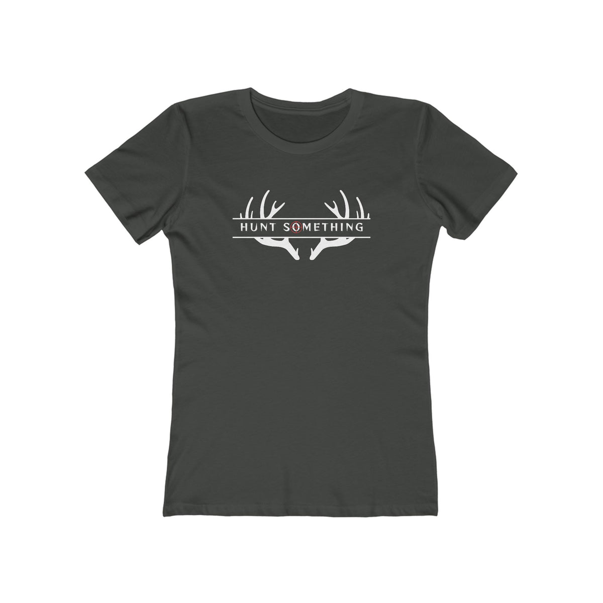 Hunt Something Deer Tee - Women’s Boyfriend Fit Celebration T-Shirt