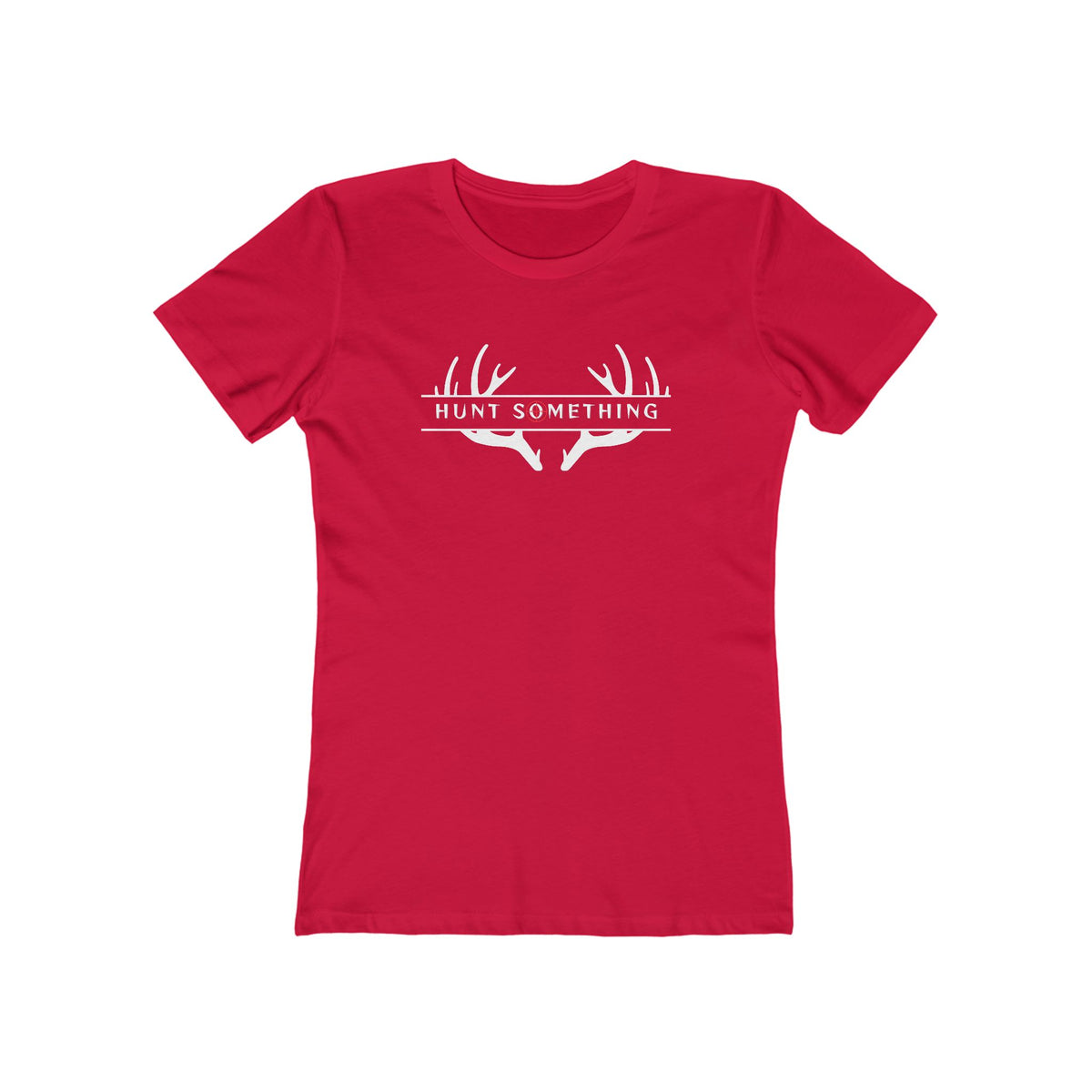 Hunt Something Deer Tee - Women’s Boyfriend Fit Celebration T-Shirt