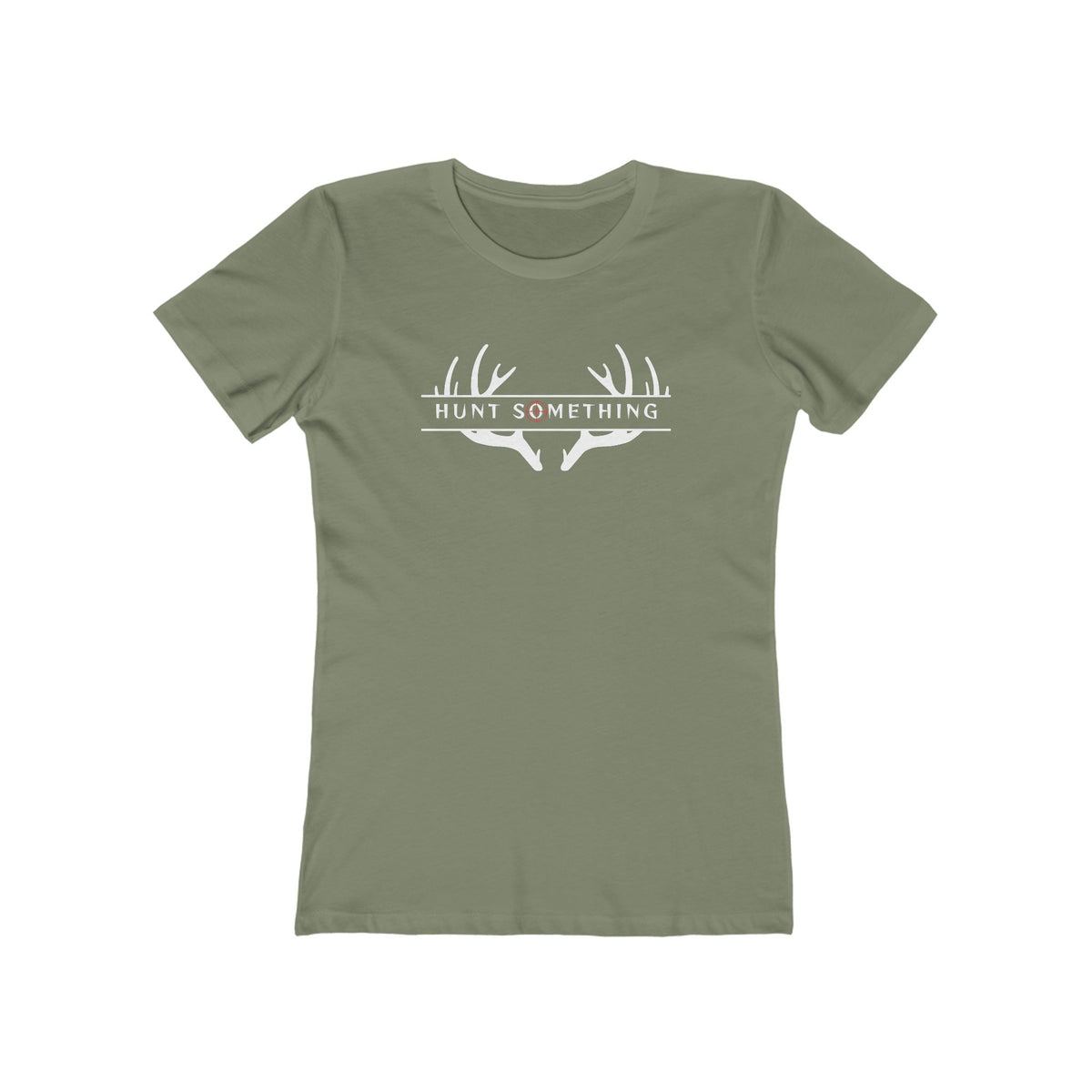 Hunt Something Deer Tee - Women’s Boyfriend Fit Celebration T-Shirt