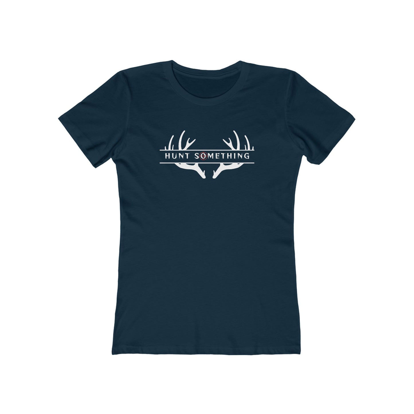 Hunt Something Deer Tee - Women’s Boyfriend Fit Celebration T-Shirt