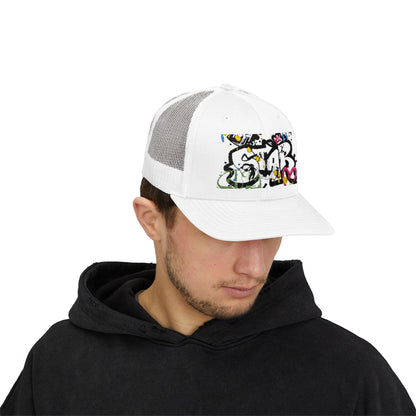 Unisex Star Snapback Trucker Cap - Embroidered