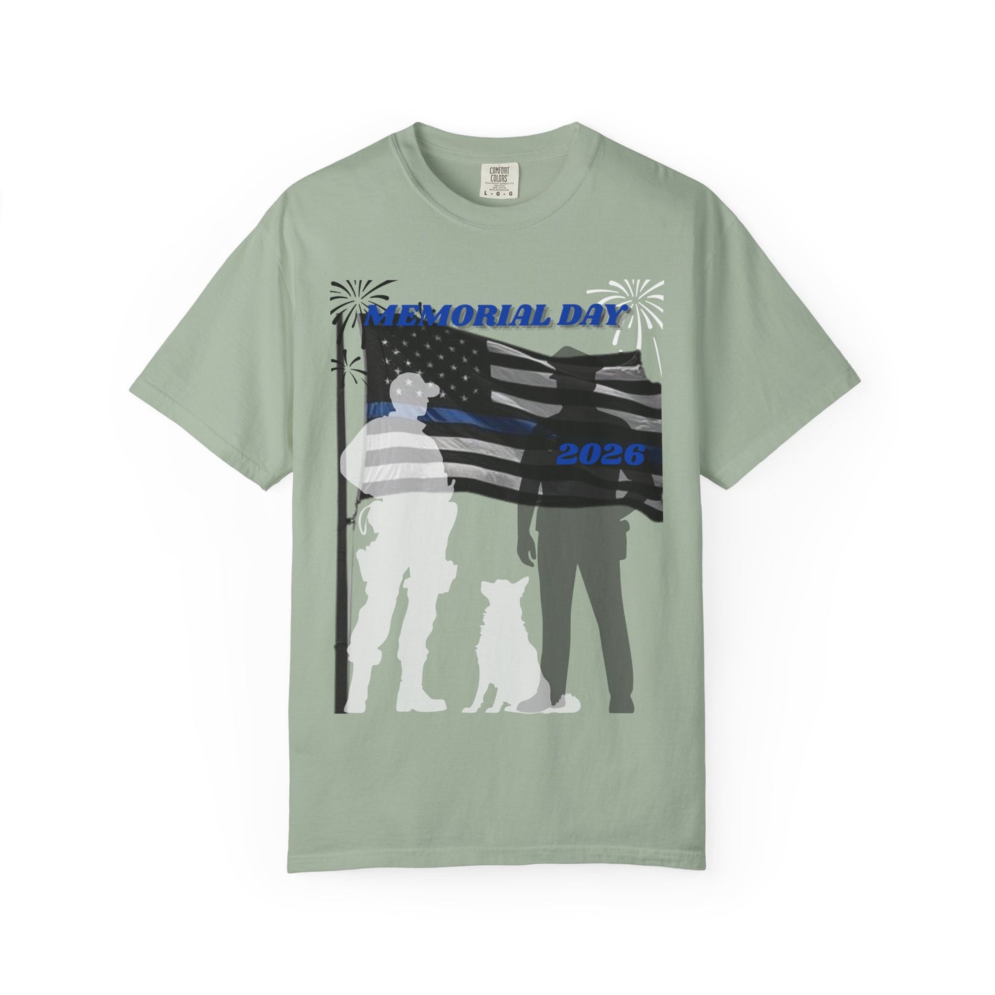 Memorial Day Police 26-Unisex T-shirt