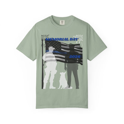 Memorial Day Police 26-Unisex T-shirt