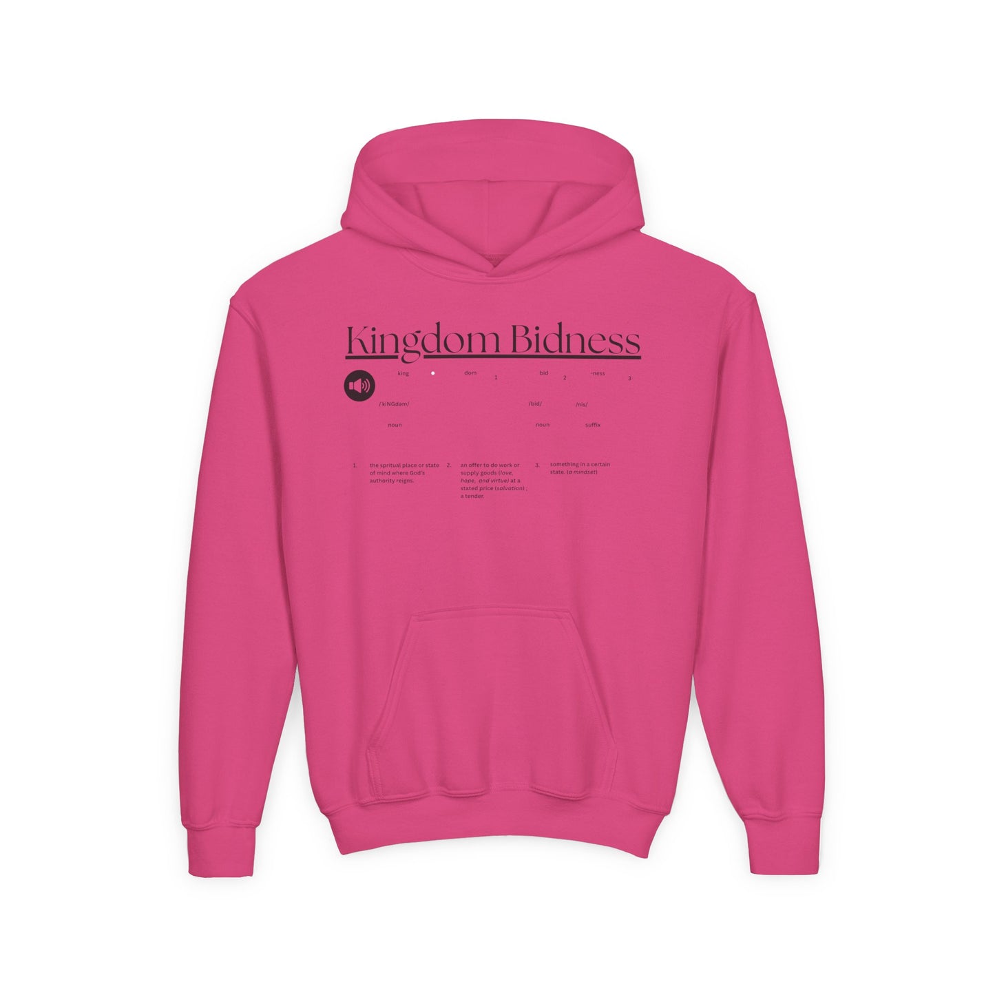 Kingdom - Kids/Youth Hoodie Gildan 18500B
